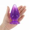 Jumbo Transparent Anal Plug Set: Large, Medium, Small High-Clear Beads