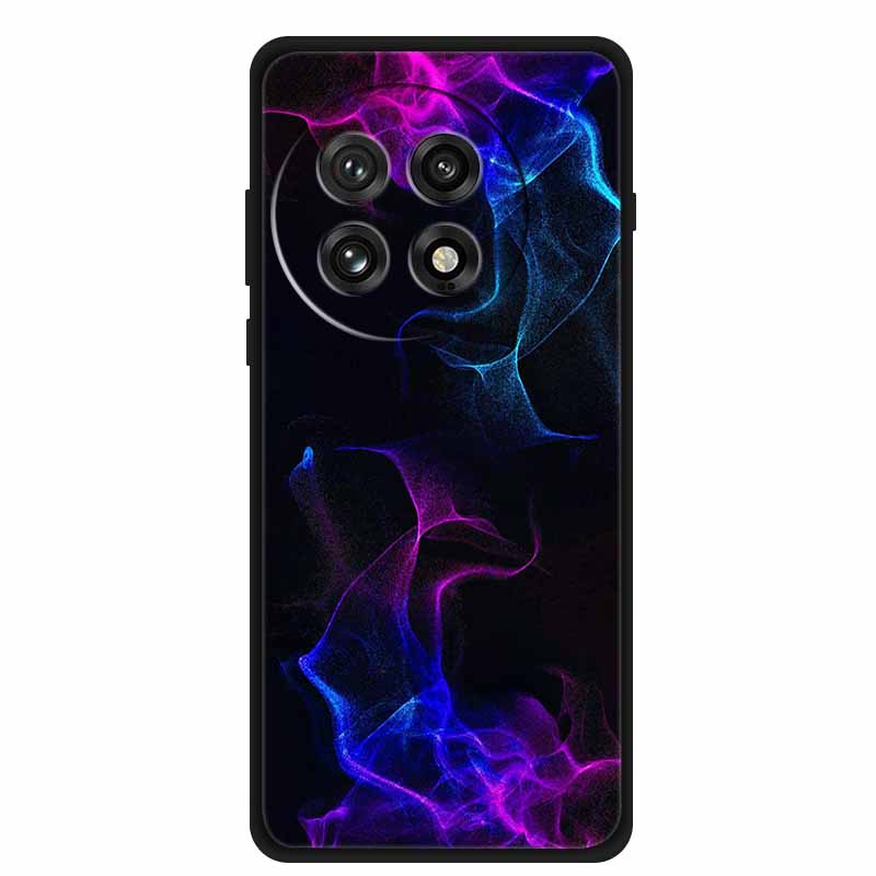 Black Silicone Case For OnePlus 13 5G Case Cartoon Cat Soft Back Cover For OnePlus Ace5 5G Ace 5 Pro 13R Phone Case Shell Coque
