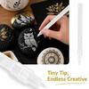 Acrylic Paint Pen - Fine Tip 0.7mm - 1 Pack with 4 Color Options - for Black, Ceramic, Glass, Wood,