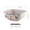 Japanese Ceramic Lucky Cat Square Salad Bowl