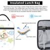 Toro Inoue Cat Lunch Bag  Portable Lunch Box Women Travel Print Cooler Bag Leisure Oxford Thermal Tote Handbags