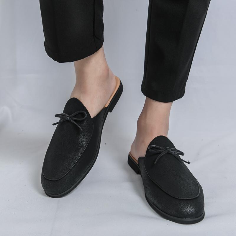 Golden Sapling Men's Slippers Summer Shoes Formal Flats Comfortable Men Sandals Casual Business Leisure Male Slippers