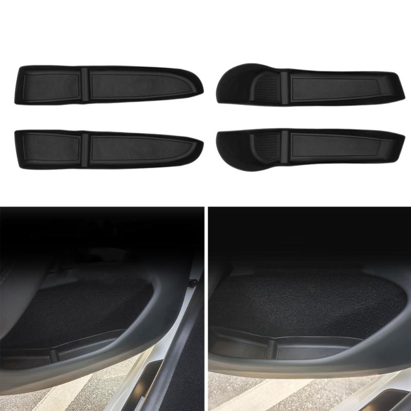 Automotive Door Storage Organizers Spacious 1.5L Capacity For Essential Organization No Tools Needed Slip Proof Design