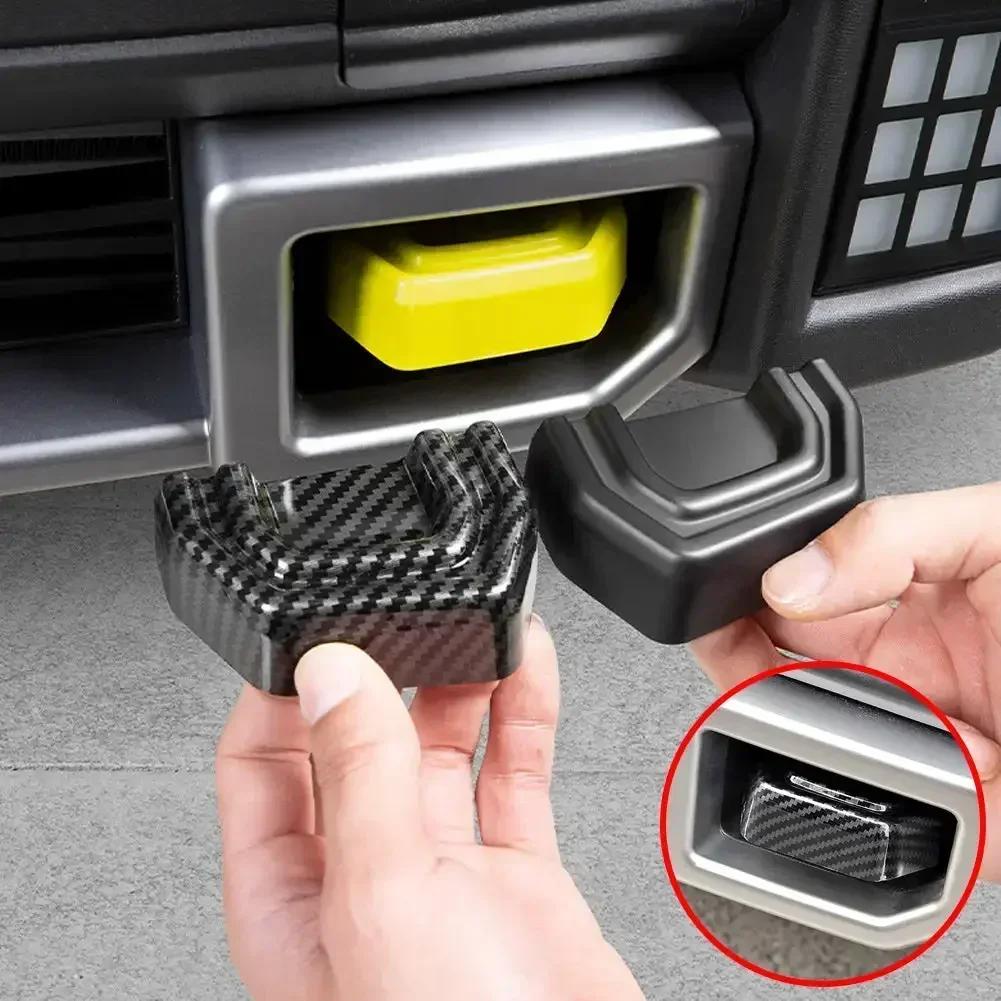 2PCS Trailer Hook Cover Modified Exterior Trim Off-road Trailer Cover Trim Stickers For Chery 23 24 Jetour Traveller Jetour T2