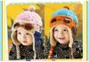 Autumn Winter Baby Pilot Goggles Hat with Ear Protection - Korean Style Fleece Lei Feng Hat
