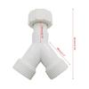 Y Shape Valves Practical Y Piece Connector for Washing Machine & Dishwasher