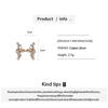 Korean Two-Tone Star Ear Cuff for Women, Piercing-Free, Exquisite Zirconia Earrings, Luxurious High-End Jewelry.