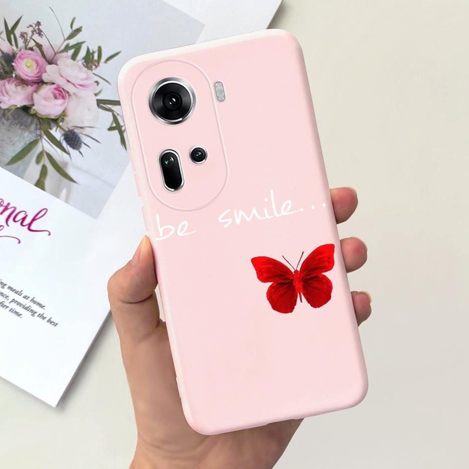 For Oppo Reno 11 5G Case CPH2599 Cute Fashion Painted Cover Soft Silicone Phone Case For Oppo Reno11 Pro Reno 11F Reno11 F Shell