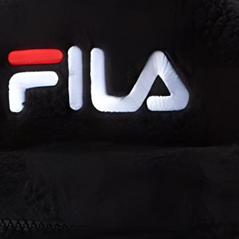 FILA Fashion Casual Lamb Fleece Backpack Regular Kids backpack Black K18B143122FNV