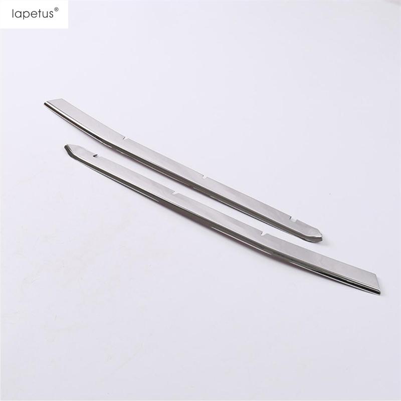 Front Bumper Lower Bottom Grille Strip Protection Decoration Cover Trim Stainless Steel Accessories For Haval F7 F7X 2018 -