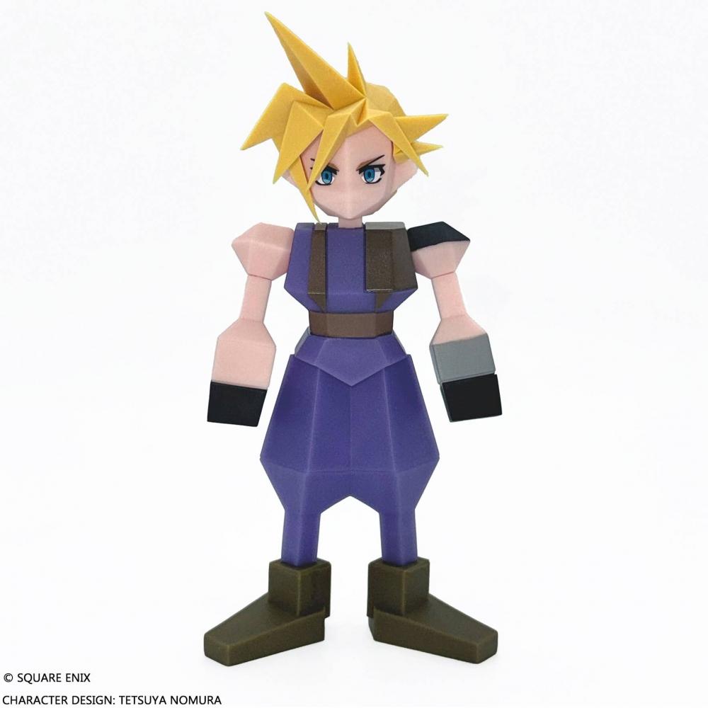 

Final Fantasy Vii Final Fantasy Vii Polygon Soft Vinyl Figure Cloud Strife Reissue