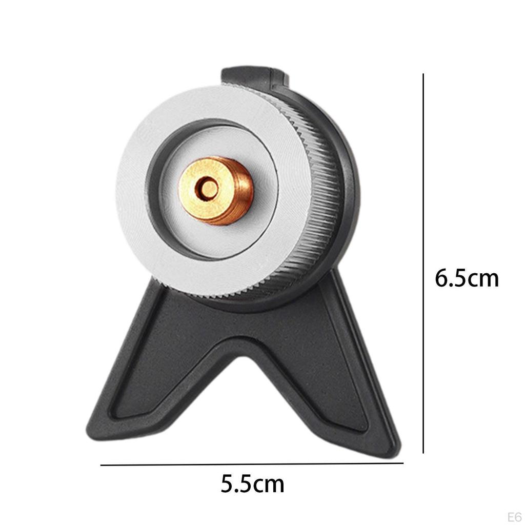 Camping Adapter Gas Refill Aluminum Alloy Butane Converter for Cooking Cookware