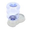 Dog Water Bowl Dispenser 3.8L Large Capacity Anti Tip Automatic Gravity Pet Waterer for Dogs Cats Indoor Outdoor Water