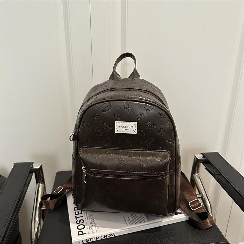 Niche Backpack Women's New Trendy Retro Casual Versatile Schoolbag Student Travel Backpack