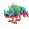 Big Mouth 3D Printed Triceratops Candy Color 3D Articulated Dinosaur Toys  Landscaping Decoration