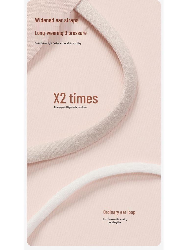 Seamless Butterfly Mask: Women's 24x Sun Protection with Breathable Ice Silk & UV Shield for Eye Corners & Nose