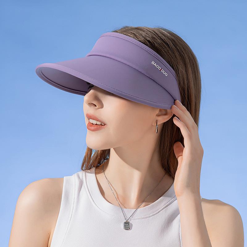 Summer Sun Hat For Women With Large Brim And Breathable Ice Silk Fabric For Sun Protection And Casual Wear