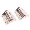 2Pcs Stainless Steel Butterfly Hinge Automatic Closing Door Closer Swing Screen Window Spring Hinge
