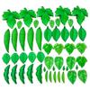 Packung mit 40/50/60 Elegante Acryl-Anhänger Set Grüne Dekorative Perlen Mit Löchern DIY Basteln Schmuckkomponenten