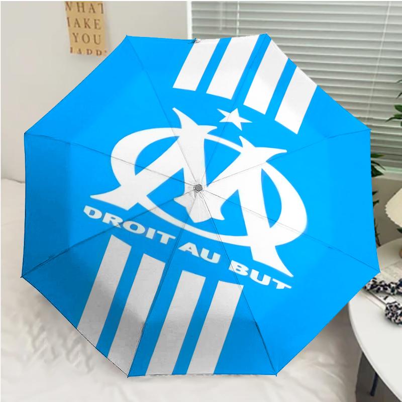Marseille Print Automatic Umbrella, 8 Rib Iron Frame, Plastic Handle, Suitable for Outdoor Travel &Daily , Ideal Gift