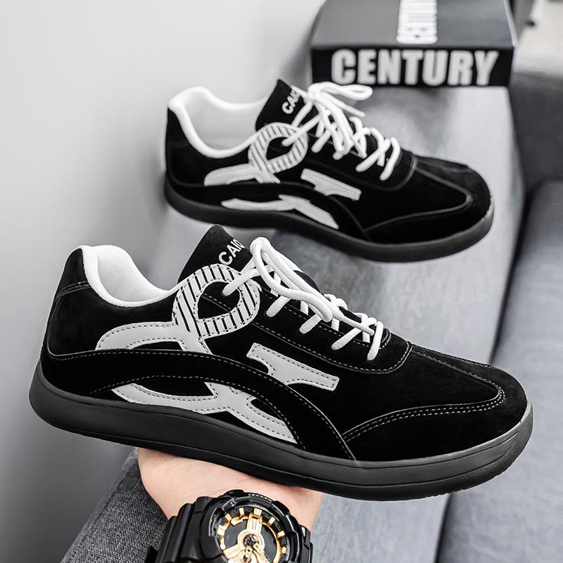 Mesh Breathable German Training Shoes Men's Summer and Autumn New Lightweight Student Versatile Flat-bottomed Casual Sports Board Shoes