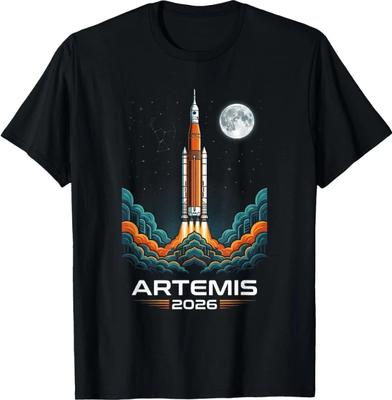 Artemis II 2026 Rocket Launch Mission To The Moon Artemis 2 T-Shirt