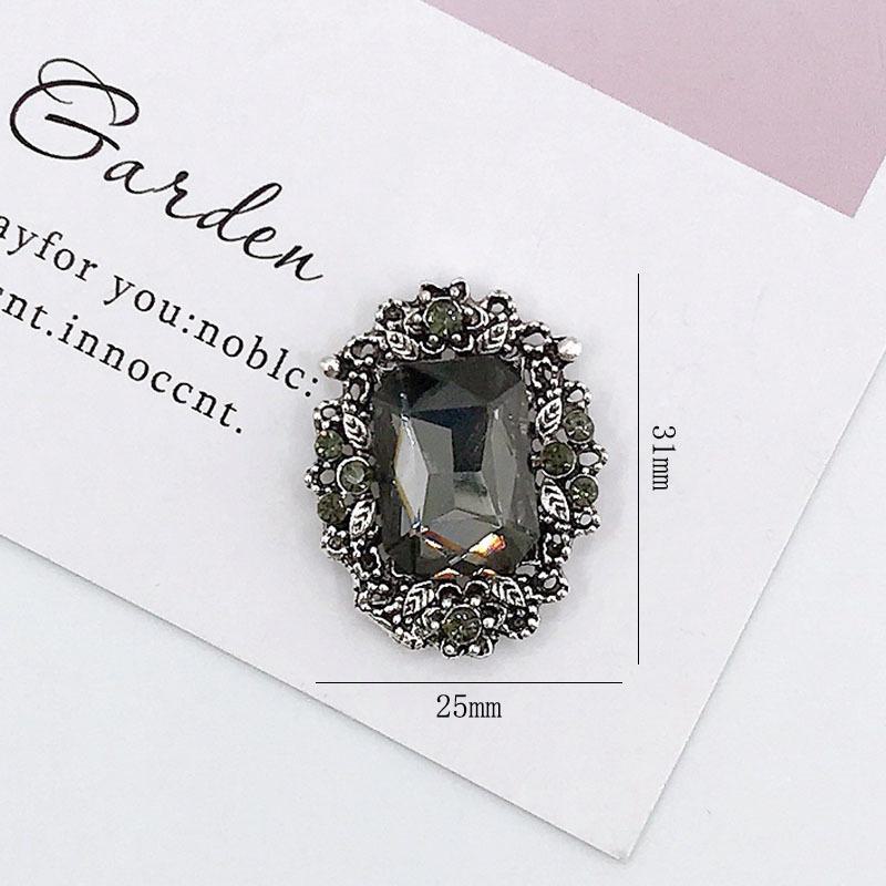 

Ювелирный аксессуар Yilian Retro Diamond Flower Buckle D035 Vintage Diamond Flower