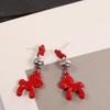 Fashion Jewelry New Year Horse Earrings Cartoon Horse Horse Drop Earrings  Party