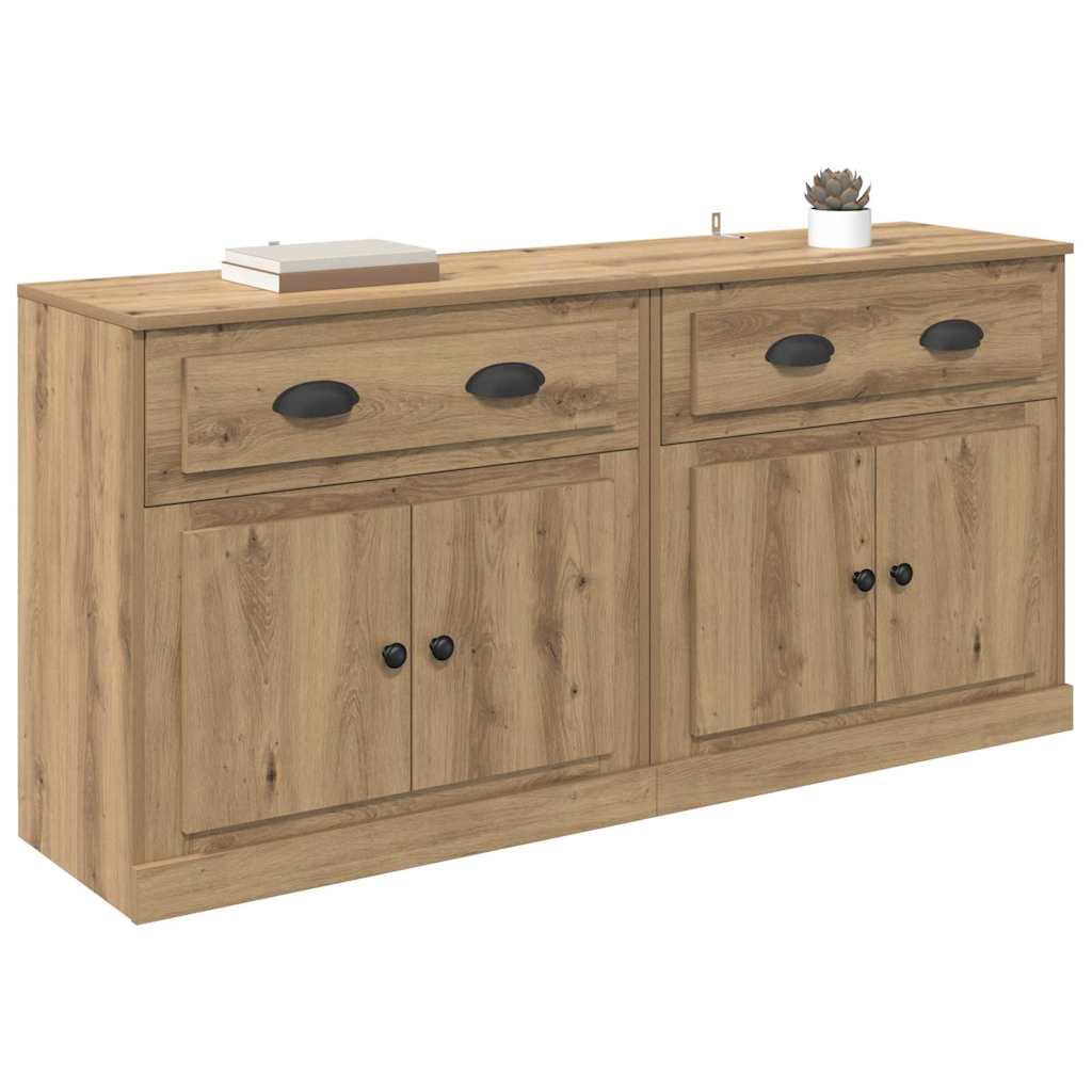 Sideboards 2 pcs Artisan Oak 70 x 35.5 x 67.5 cm