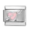 1pcs Fashion 3 Styles Heart Love Charms Italian Links Fit 9mm Bracelet Stainless Steel DIY Making Women Jewelry