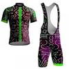 Herren Damen Radsporttrikot Trägerhose Set Atmungsaktiv Schnelltrocknend Outdoor Sportbekleidung Saison