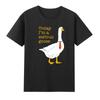 Heute bin ich eine ernste Gans Lustige alberne Gans Grafik Zitat Vintage Unisex T-Shirt