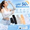 Fingerless Anti-UV Sleeves Long-Sleeved Arm Covers Fashion Cycling Ice Silk Sleeves Outdoor Travel