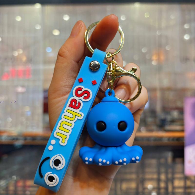 Shanhaijing Doll Exotic Beast Keychain Funny Abstract Bag Doll Car Key Chain Small Pendant