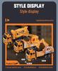 Little King Alloy Toy Pull-Back Excavator - Children's Construction Vehicle Model 