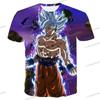 Dragon Ball Tshirt Kids Clothes Girls Men Short Sleeve Cartoon Character Son Goku Super Saiyan Summer Top Women Pulovers