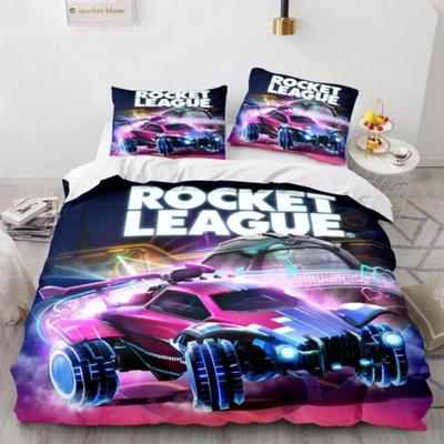 Rocket League Einzelbettwäsche Set Amerika Auto Gaming Bettwäsche Jungen Jugendliche Doppel Einzel Twin Queen King Größe Bettbezug mit Kissenbezug