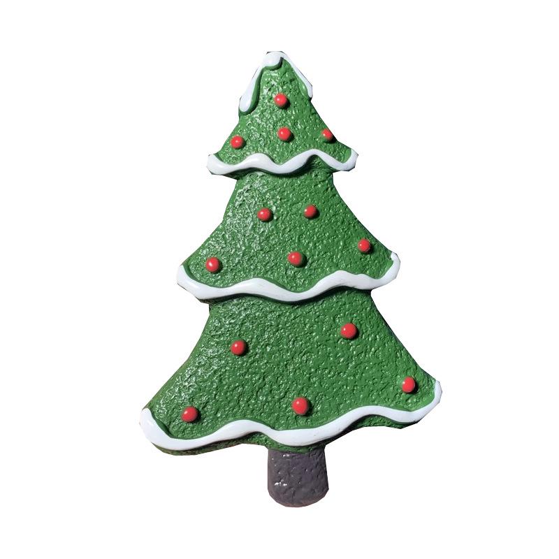 Magneti per Frigorifero di Natale Carini in Resina 3D: Pupazzo di Neve, Albero, Omino di Pan di Zenzero - Adesivi Magnetici Festivi per Decorazione.