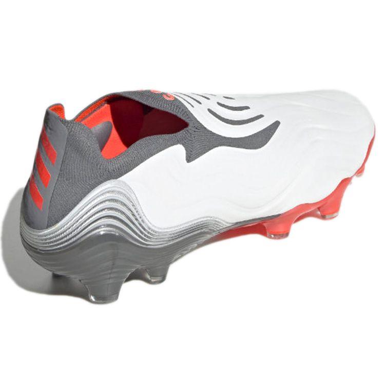 Adidas Copa Sense+ FG White Solar Red Unisex Sneakers Cloud-White Iron-Metallic FY6218