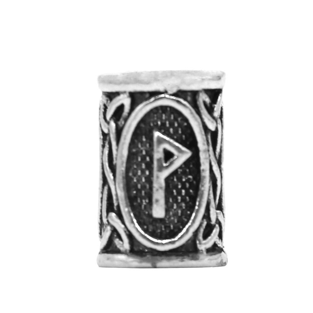 24pcs/lot Charms Hair Braid Beard DIY Dreadlock Beads Viking Runes Beads  Fit Beards or Hair