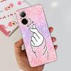 Weiche TPU-Stoßstange Hüllen für Realme C67 4G RMX3890 Rückabdeckung Dünnes Klares Silikon Handyhülle Damen Mode Malerei Funda C 67 4G