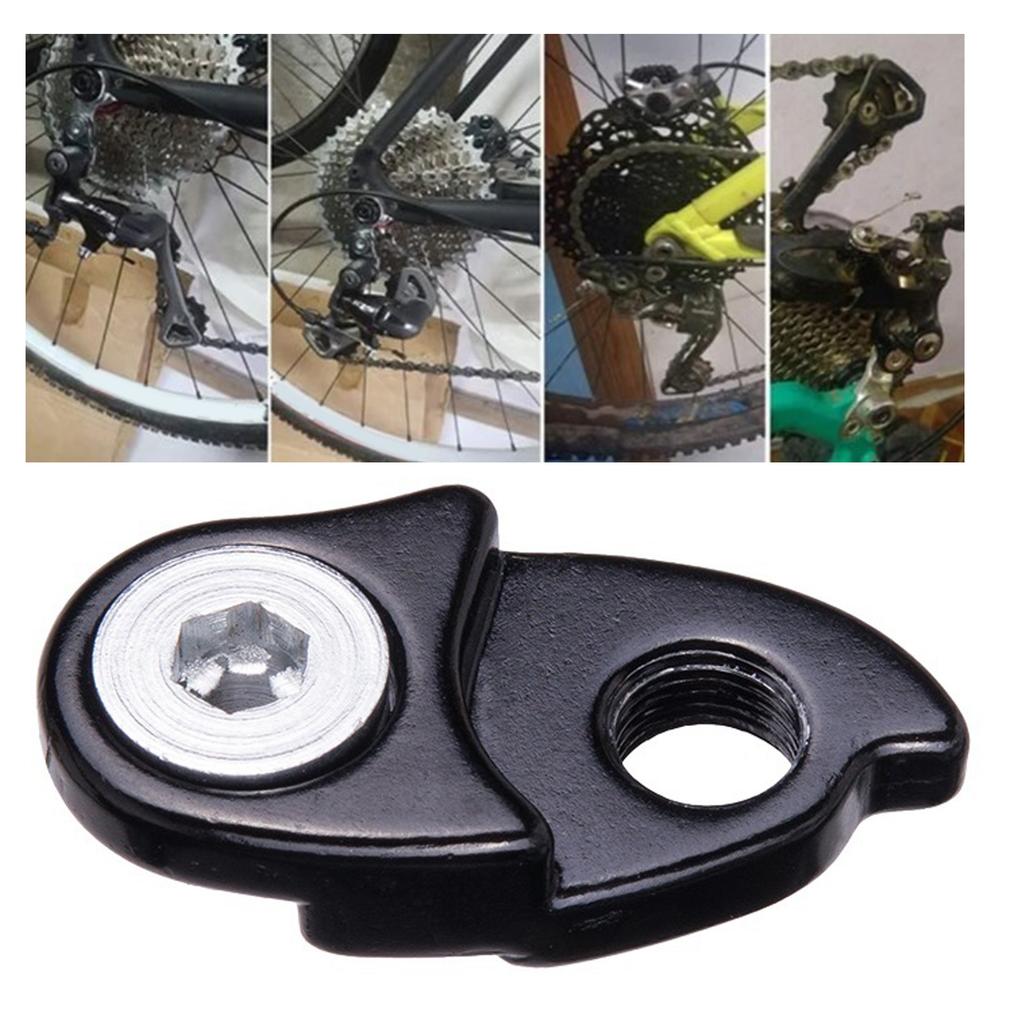 Bike Rear Derailleur Hanger Aluminum Bike Gear Tail Hook Extender for 40T 42T 46T 50T Mountain 32T 36T Road Steering