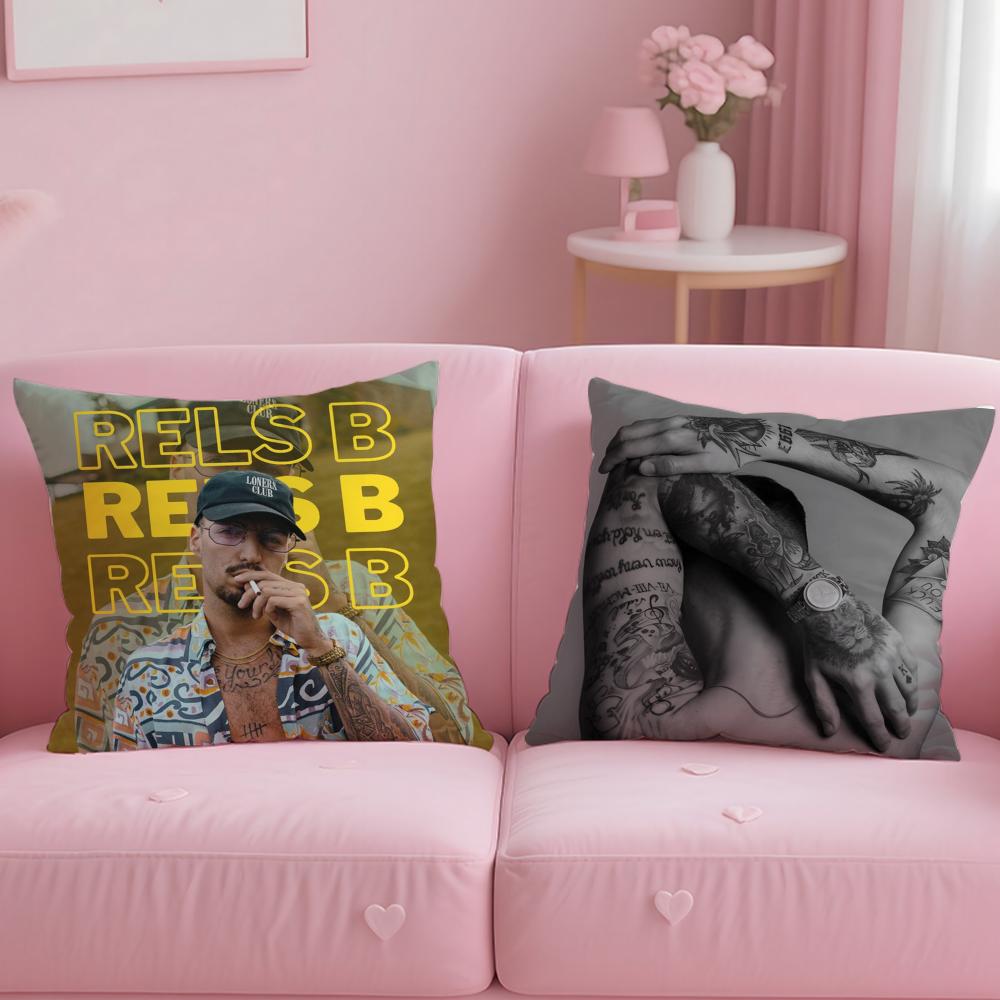 Stylish RRels Biou Cushion Cover Soft  EasyWash Pillow Case  Versatile for Couch Bed Travel and Office
