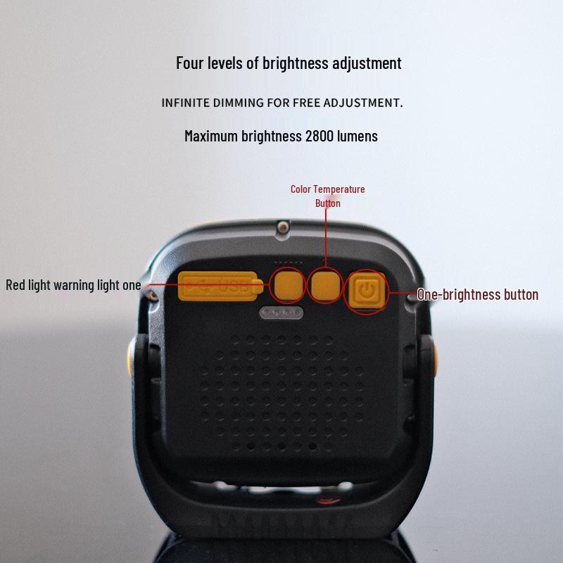 Portable LED Work Light with Strong Magnet & Hook - High Brightness, Long Battery Life, Ideal for Outdoor Emergencies