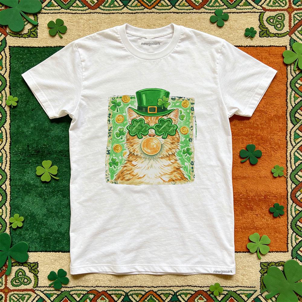 

Saint Patrick t shirt Unisex lucky Irish green Retro cotton Casual funny festival printed T shirt Unisex Adult Party tee S
