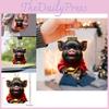 Adorable Cartoon Acrylic Black Pig Pendant Car Ornament For Luxurious Interiors