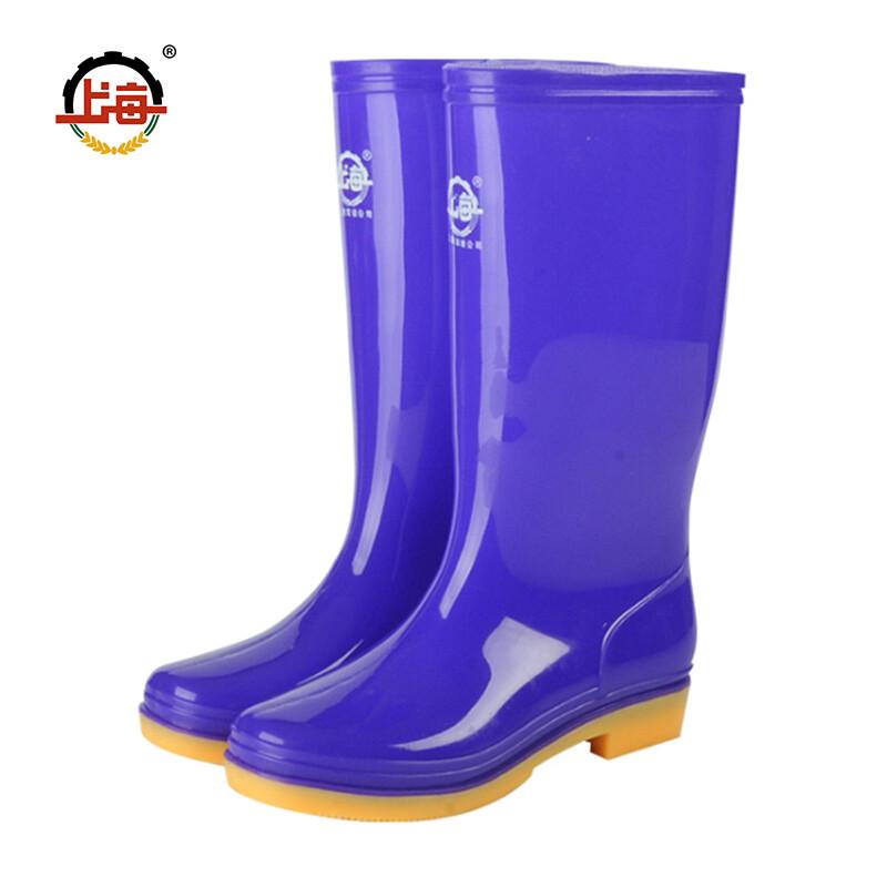 Shanghai Brand 301 Women s High-Top PVC Rain Boots with Removable Liner 37