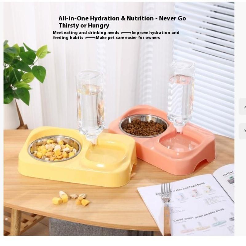 Pet Water Bottle Automatic Water Feeding For A Single Bowl Of Drinking Water Puppy Cat Drinking Bowl