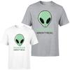 Humans Arent Real Mens Womens T Shirt Mens Womens Tees Top Funny Alien Unisex Retro Tee Top