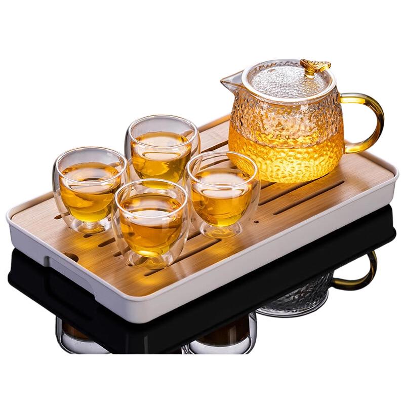 Songhui Lingyun Hammered Glass Teapot Set